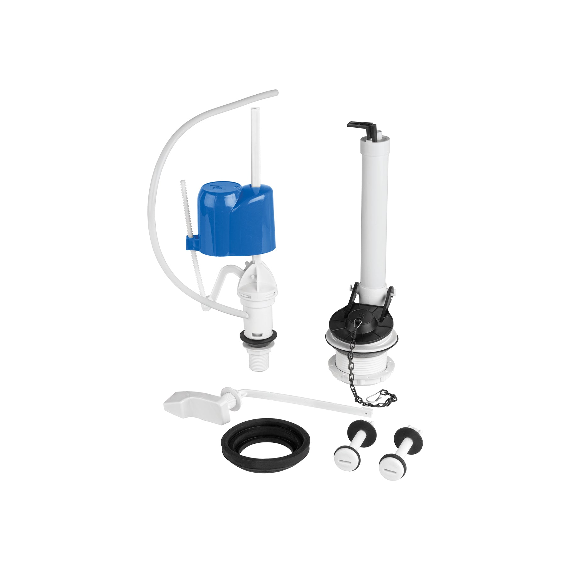 Juego de reparacion p/WC con valvula de flotador compacto