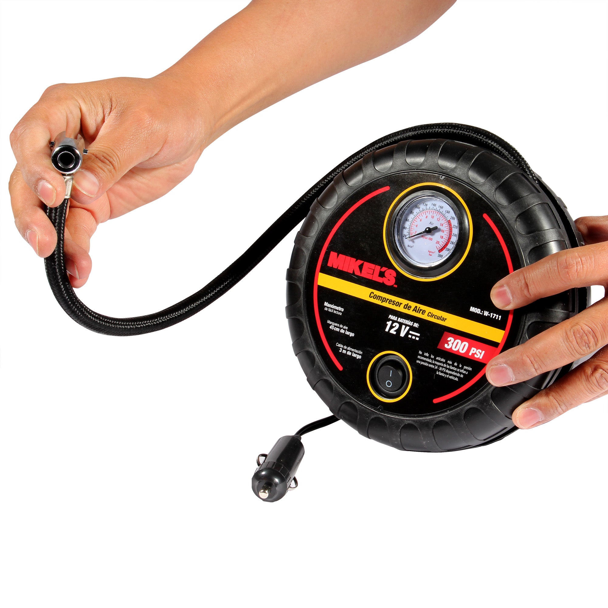 Mini Compresor de aire 12 V (300 PSI)