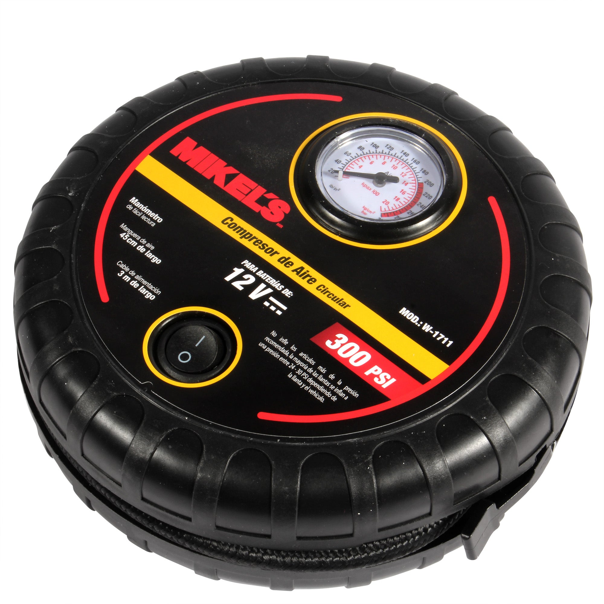 Mini Compresor de aire 12 V (300 PSI)
