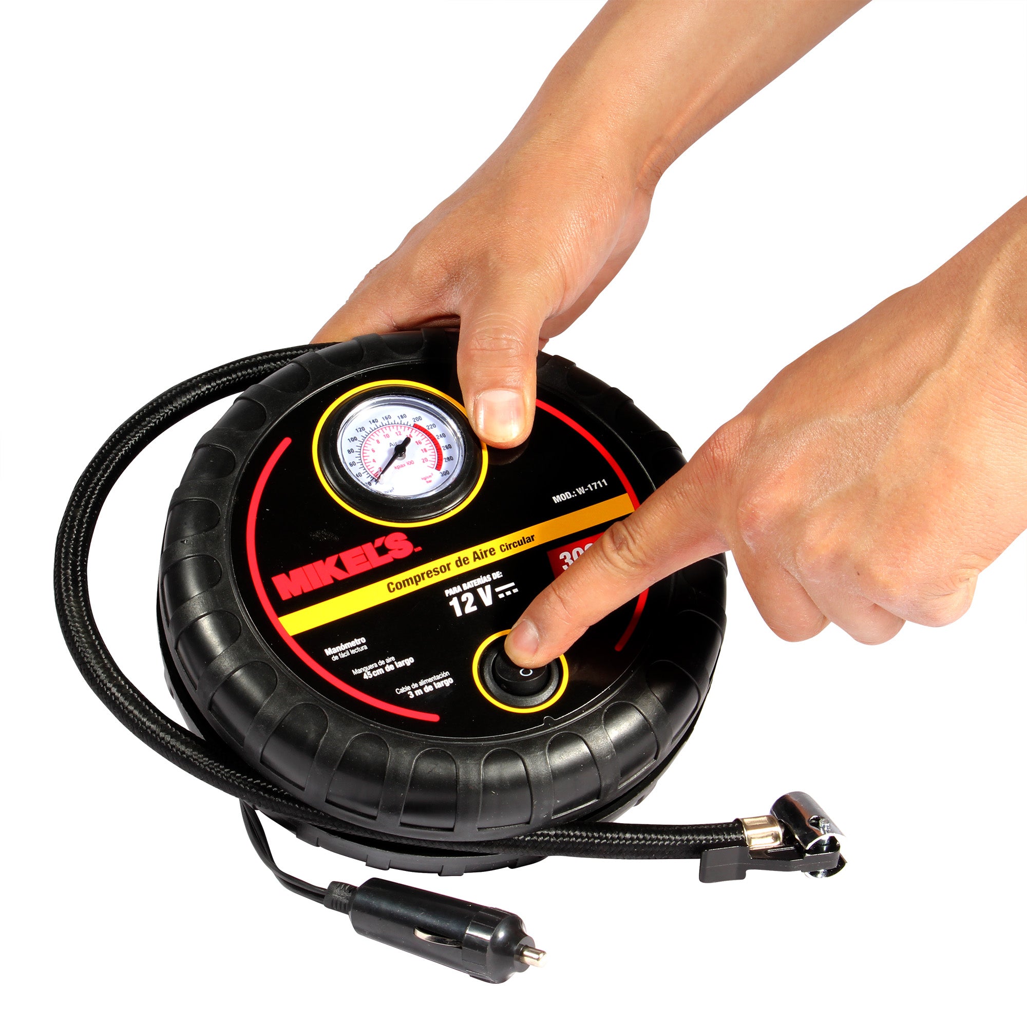 Mini Compresor de aire 12 V (300 PSI)