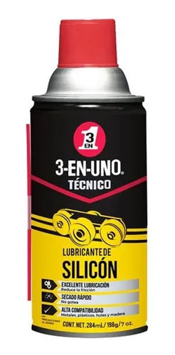 Silicon Lubricante En Aerosol Secado Rapido Multiusos 7 Oz (198 Gr/284 Ml)
