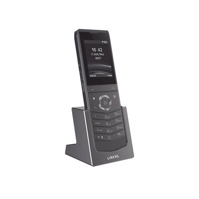 FANVIL - W611W es un teléfono IP Wi-Fi portátil, Resistente, Moderno diseñado para aplicaciones de comunicación móvil.