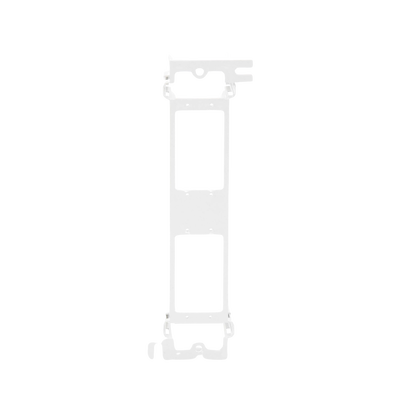 PANDUIT - Montaje de Pared para Panel de Parcheo de 12 Puertos, Color Blanco