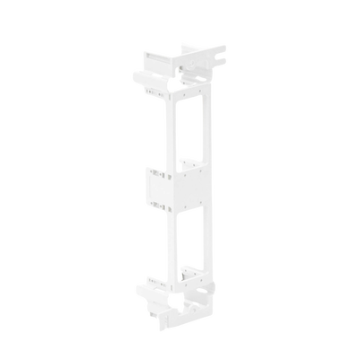 PANDUIT - Montaje de Pared para Panel de Parcheo de 12 Puertos, Color Blanco