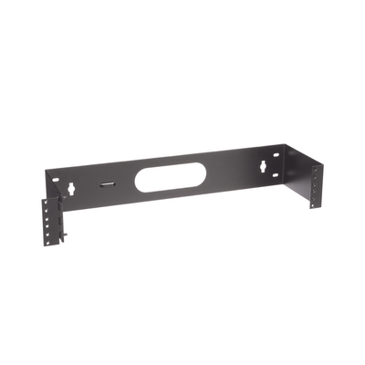 PANDUIT - Rack Abierto de Instalación en Pared con Bisagras, Profundidad de 159 mm, 19 in de Ancho, 2 UR, Color Negro