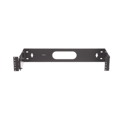 PANDUIT - Rack Abierto de Instalación en Pared con Bisagras, Profundidad de 159 mm, 19 in de Ancho, 2 UR, Color Negro
