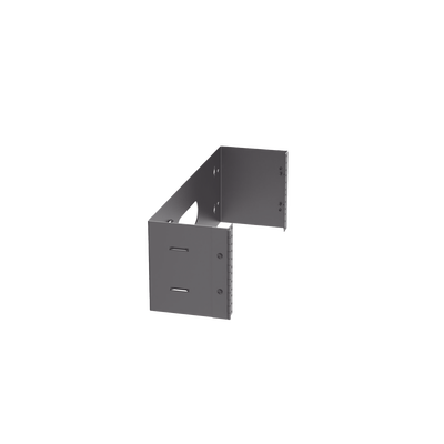 PANDUIT - Rack Abierto de Instalación en Pared con Bisagras, Profundidad de 159 mm, 19 in de Ancho, 4 UR, Color Negro
