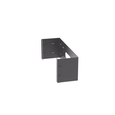 PANDUIT - Rack Abierto de Instalación en Pared con Bisagras, Profundidad de 159 mm, 19 in de Ancho, 4 UR, Color Negro