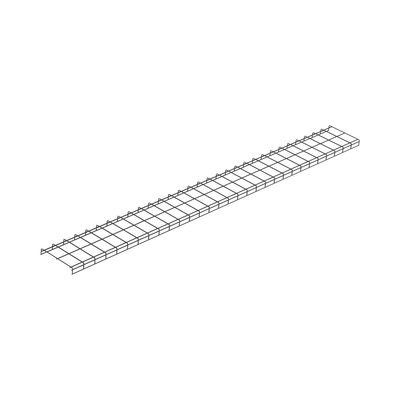 PANDUIT - Charola para Canalización Wyr-Grid® Tipo Malla, Con Pintura Electrostática en Color Negro, 12 in (317.5 mm) de Ancho, 53.1 mm de Alto y 3 m de Largo