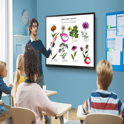 SAMSUNG ELECTRONICS - Pantalla Interactiva Touch de 75" con Lápiz Táctil / conectividad Wifi / USB / RJ45 / RS232 / HDMI / Salida Touch / Tizen SO / compatible con VESA