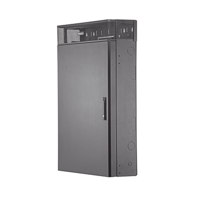 PANDUIT - Gabinete de Montaje en Pared TrueEdge™, Con 3 UR para Equipo Activo y 3 UR para Paneles de Parcheo, Fabricado en Acero, Color Negro