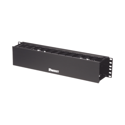 PANDUIT - Organizador de Cables Horizontal PatchLink, Sencillo (Solo Frontal), Para Rack de 19in, 2UR