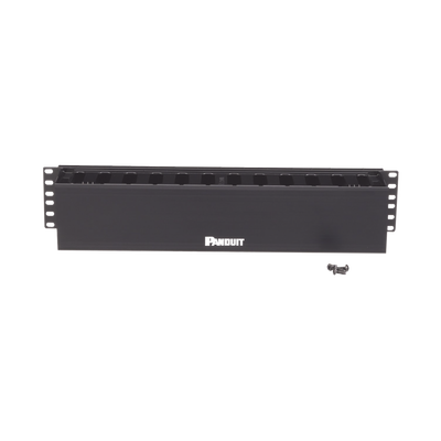 PANDUIT - Organizador de Cables Horizontal PatchLink, Sencillo (Solo Frontal), Para Rack de 19in, 2UR