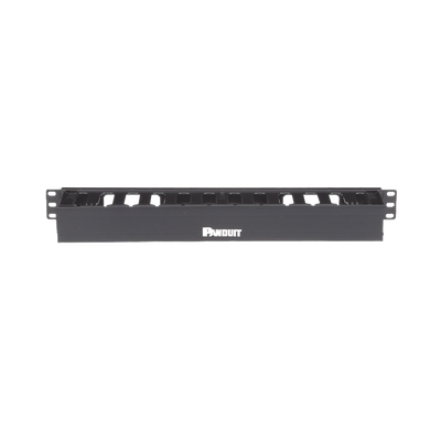 PANDUIT - Organizador de Cables Horizontal PatchLink, Sencillo (Solo Frontal), Para Rack de 19in, 1UR