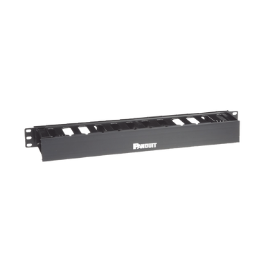 PANDUIT - Organizador de Cables Horizontal PatchLink, Sencillo (Solo Frontal), Para Rack de 19in, 1UR