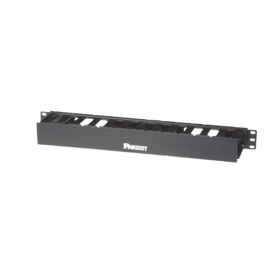 PANDUIT - Organizador de Cables Horizontal PatchLink, Sencillo (Solo Frontal), Para Rack de 19in, 1UR