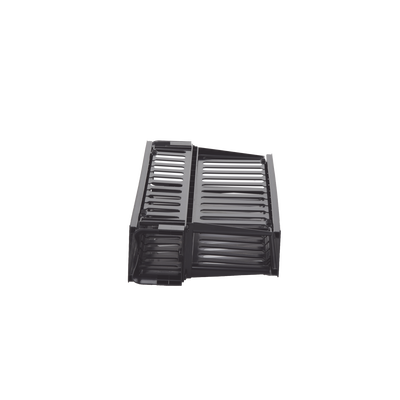 PANDUIT - Organizador de Cables Horizontal PatchLink, Doble (Frontal y Posterior), Con Tapa Extendida, Para Rack de 19in, 2UR