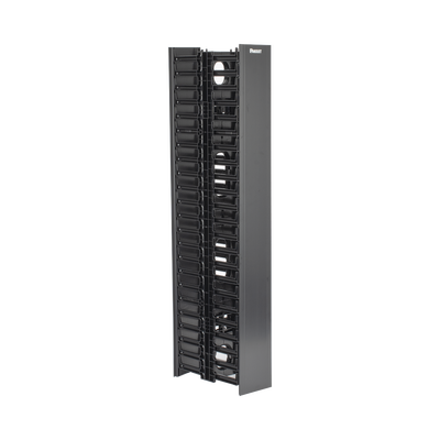 PANDUIT - Organizador Vertical NetRunner, Doble (Frontal y Posterior), de 22.5 UR, 4.9in de Ancho, Color Negro