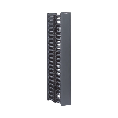 PANDUIT - Organizador Vertical NetRunner, Doble (Frontal y Posterior), de 22.5 UR, 4.9in de Ancho, Color Negro