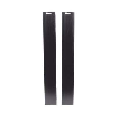 PANDUIT - Organizador Vertical NetRunner, Doble (Frontal y Posterior), Para Rack Abierto de 45 Unidades, 4.9in de Ancho, Color Negro