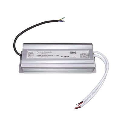 EPCOM POWERLINE - Fuente 12 V / 10 Amperes / Waterproof / Intemperie grado IP67