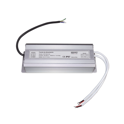 EPCOM POWERLINE - Fuente 12 V / 10 Amperes / Waterproof / Intemperie grado IP67