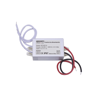 EPCOM POWERLINE - Fuente 12 V / 1 Amper / Waterproof / Intemperie grado IP67