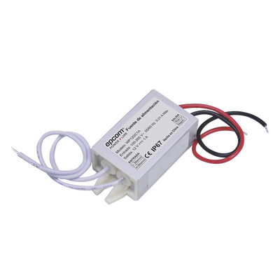 EPCOM POWERLINE - Fuente 12 V  |  1 Amper  |  Waterproof  | Intemperie grado IP67