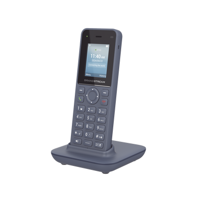 GRANDSTREAM - Teléfono IP inalámbrico Wi-Fi, portátil, 2 líneas, 2 cuentas SIP, Voz HD, Bluetooth, Puerto USB tipo C