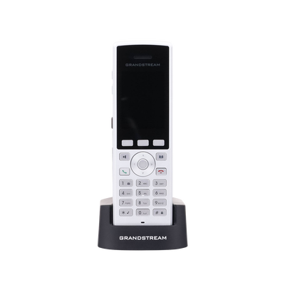 GRANDSTREAM -  Teléfono WiFi portátil empresarial con 2 lineas y cuentas SIP, Bluetooth y botón Push-to-talk