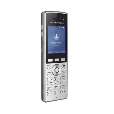 GRANDSTREAM -  Teléfono WiFi portátil empresarial con 2 lineas y cuentas SIP, Bluetooth y botón Push-to-talk