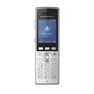 GRANDSTREAM -  Teléfono WiFi portátil empresarial con 2 lineas y cuentas SIP, Bluetooth y botón Push-to-talk