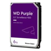 WESTERN DIGITAL - Disco Duro Western Digital Interno Purple Surveillance 6TB 3.5" SATA lll 6 Gbit/s Cache 256MB para Videovigilancia