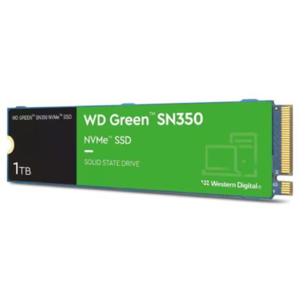 WESTERN DIGITAL - SSD Interno Western Digital Green SN350 1TB M.2 2280 PCIe 3.0 NVMe Lect 2400/1850 MBs para PC y Lap