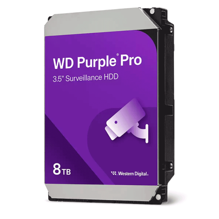 WESTERN DIGITAL - Disco Duro Western Digital 3.5" 8TB WD8002 Purple Pro 7200 RPM 256MB SATA3
