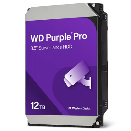 WESTERN DIGITAL - Disco Duro WD 3.5 12TB (WD122PURP) Purple Pro 7200 RPM 256MB SATA3