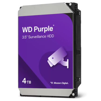 WESTERN DIGITAL - Disco duro Western Digital 4TB para Videovigilancia WD PurpleSATA 6Gb/s 3.5"