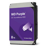 WESTERN DIGITAL - Disco Duro Western Digital 3.5" 215MB/s WD Purple 8 TB para Videovigilancia