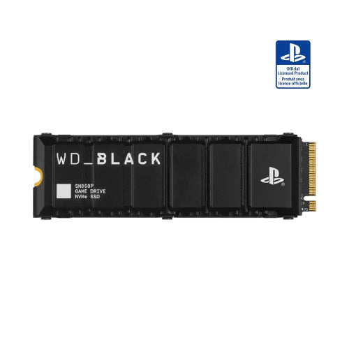 WESTERN DIGITAL - SSD Interno Western Digital Black SN850P 2TB M.2 NVMe PCIe 4.0 Lect 7300/6600 MBs con Disipador para Consola PS5