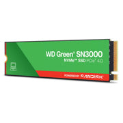 WESTERN DIGITAL - Unidad de Estado Solido Western Digital Interno de 500GB Green SN3000 PCIe Gen4x4 NVMe - Lectura y Es