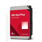 WESTERN DIGITAL - Disco Duro Western Digital 4TB Red Plus NAS SATA de 3.5 pulgadas up to 180MB/s 5400 RPM - caché 128MB