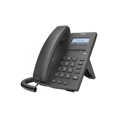 FANVIL - Teléfono IP empresarial para 2 lineas SIP con pantalla LCD 128 x 48 Px y conferencia de 3 vías