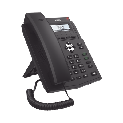 FANVIL - Teléfono IP / 2 Líneas SIP / Pantalla LCD 128x48 / Audio HD G.722 y Opus / Conferencia 3 Vías / PoE 802.3af / OpenVPN / Soporte EHS