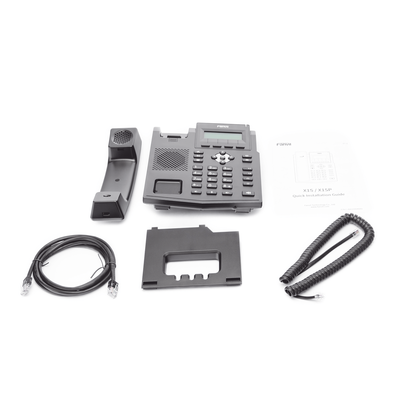 FANVIL - Teléfono IP empresarial para 2 lineas SIP con pantalla LCD, Códec Opus, conferencia de 3 vías, PoE.
