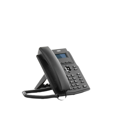 FANVIL - Teléfono IP empresarial para 2 lineas SIP con pantalla LCD,  Puertos Gigabit, Códec Opus, conferencia de 6 vías, PoE.