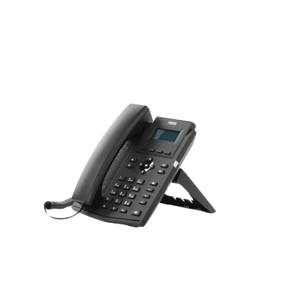 FANVIL - Teléfono IP empresarial para 2 lineas SIP con pantalla LCD,  Puertos Gigabit, Códec Opus, conferencia de 6 vías, PoE.