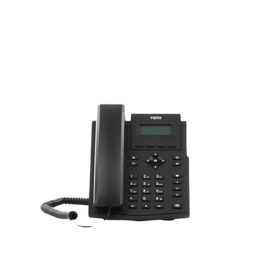 FANVIL - Teléfono IP empresarial para 2 lineas SIP con pantalla LCD,  Puertos Gigabit, Códec Opus, conferencia de 6 vías, PoE.