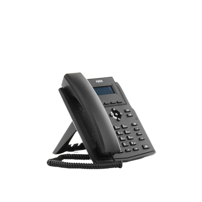FANVIL - Teléfono IP empresarial para 2 lineas SIP con pantalla LCD, Códec Opus, conferencia de 3 vías, PoE.