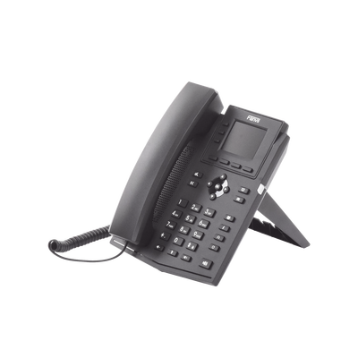 FANVIL - Teléfono IP Wi-Fi empresarial para 4 líneas SIP con pantalla LCD de 2.4 pulgadas a color, Opus y conferencia de 3 vías, PoE.