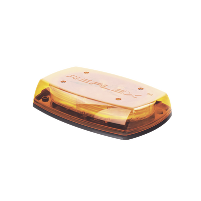 ECCO - Micro Barra de Luces Ultra Brillante, color domo ambar, LED ámbar, Ideal para Seguridad Privada